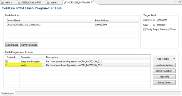 52259 Target Task with Verify disabled