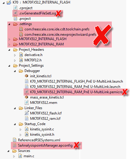 Files I can ignore for the VCS