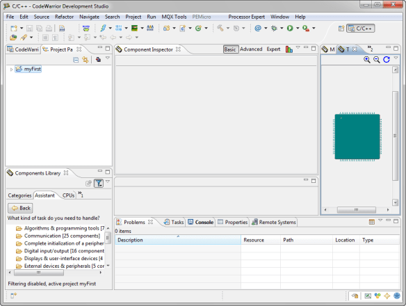 CodeWarrior Eclipse with Processor Expert Views