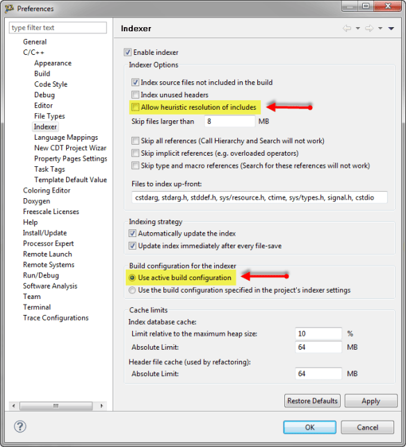 Fixing the Eclipse Index | MCU on Eclipse
