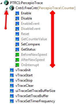 Inherited component showing methods and events