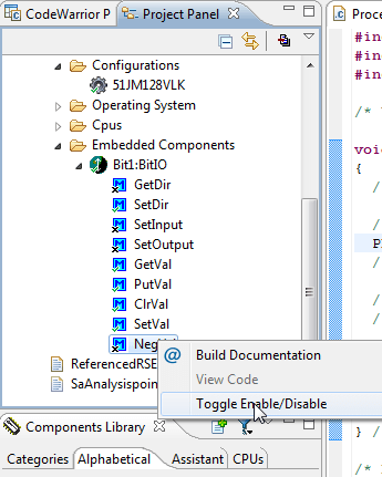 Toggle Enable/Disable