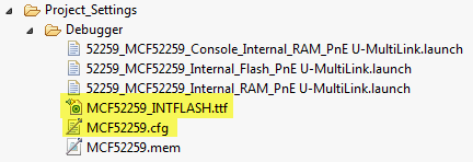 Additional Debugger Files