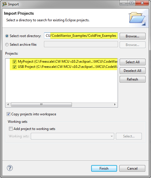 Custom Stationeries in the CodeWarrior_Examples