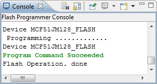 Flash Programmer Console