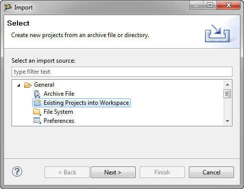 Import Existing Project