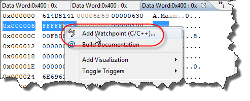 Watchpoint on Memory Watchpoint on Memory