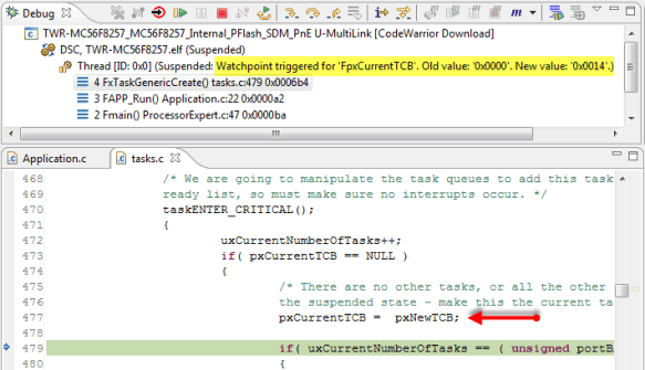 Watchpoints: Data Breakpoints | MCU on Eclipse