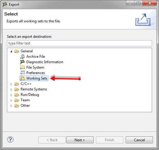 Working Set Exporter Working Set Exporter