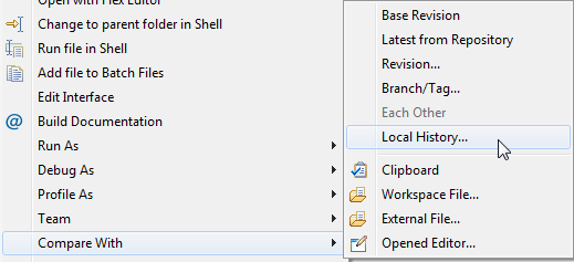 Compare with Local History