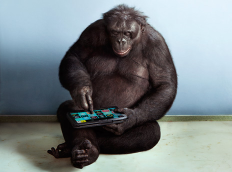 Touch the Screen: Apes with Apps | MCU on Eclipse