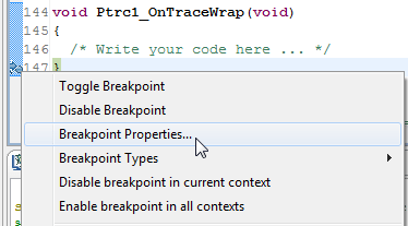 Breakpoint Properties