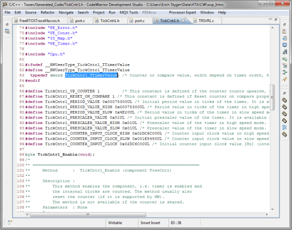 Maximized Editor View
