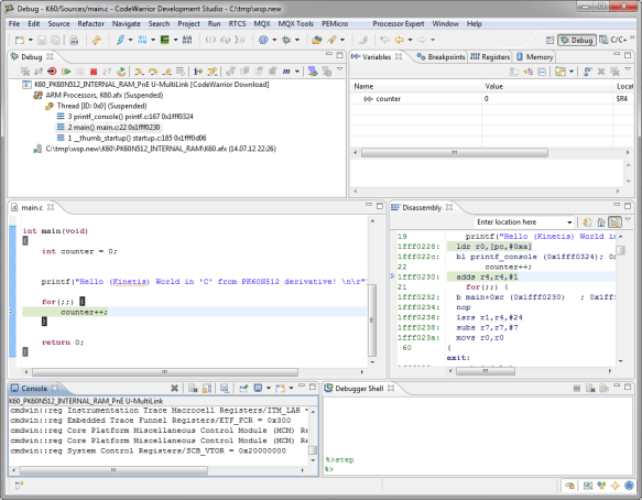 Customize my Workspace Perspectives | MCU on Eclipse