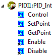PID_Int Methods PID_Int Methods
