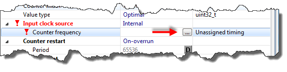 Browse Button for Counter Frequency
