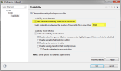Eclipse Scalability Settings
