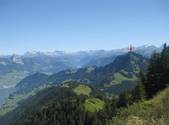 Last look back to the Hochflue Last look back to the Hochflue