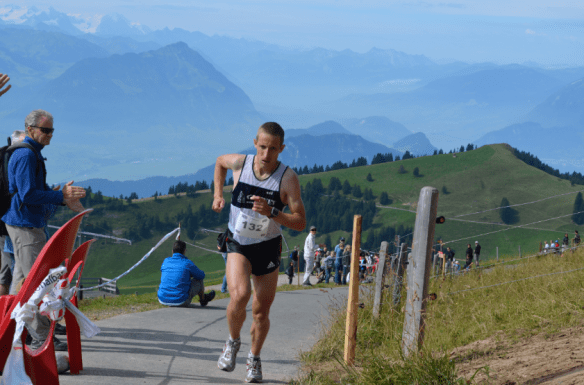 Markus Jenne, Winner of the 29. Rigi Berglauf