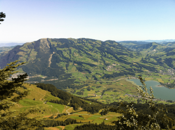View to the North with the Rossberg and the Rockslide Area from 1806 View to the North with the Rossberg and the Rockslide Area from 1806