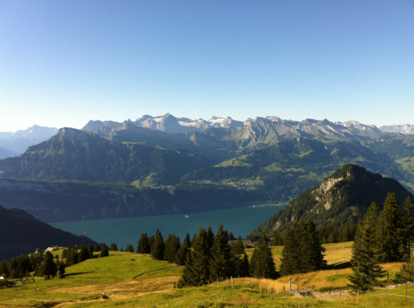 From the Scheidegg, view to the south From the Scheidegg, view to the south