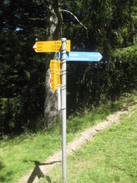 To Hochflue from Gätterli