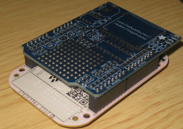 Arduino Shield on top of the Freedom Board