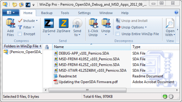 OpenSDA Firmware package