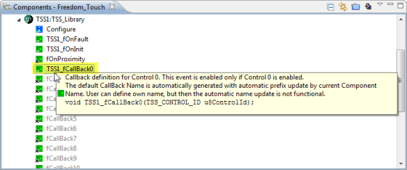 TSS Library Callback
