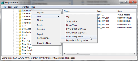 Adding Registry Multistring Value Adding Registry Multistring Value