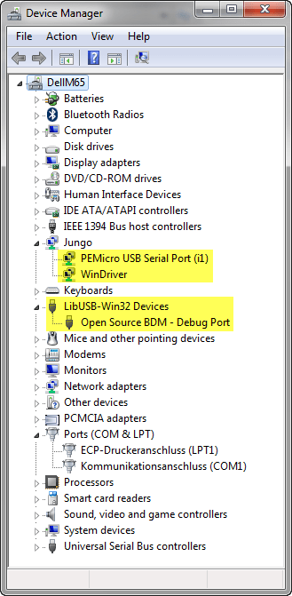 OSBDM OSJTAG USB Drivers OSBDM OSJTAG USB Drivers