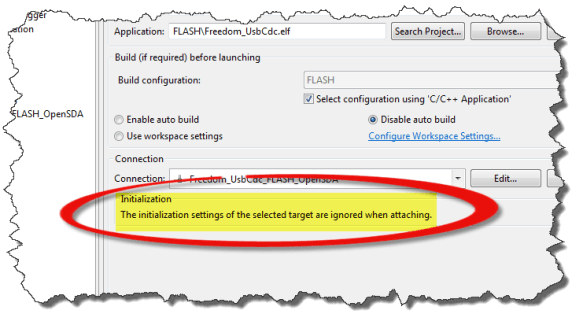 Target Initialization Ignored Hint Target Initialization Ignored Hint
