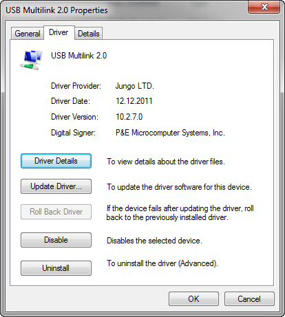 USB Multilink 2.0 Driver Details USB Multilink 2.0 Driver Details