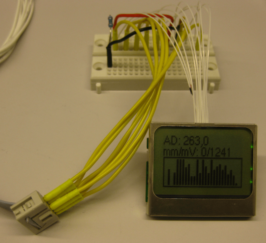 Breadboard Wiring with Backlight on