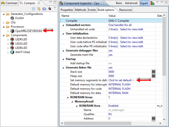 Click  to set default