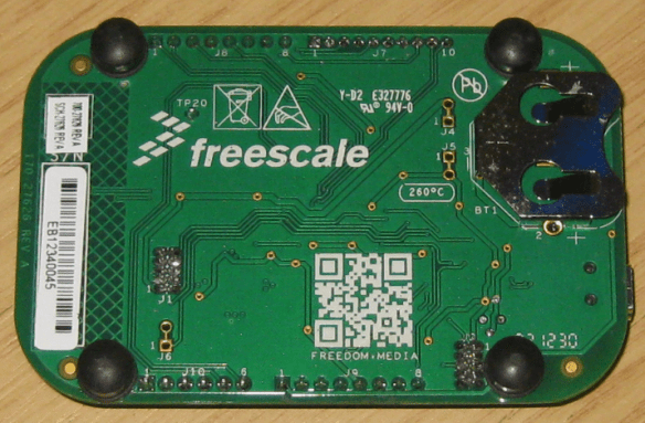 FRDM-KL05Z Board Backside