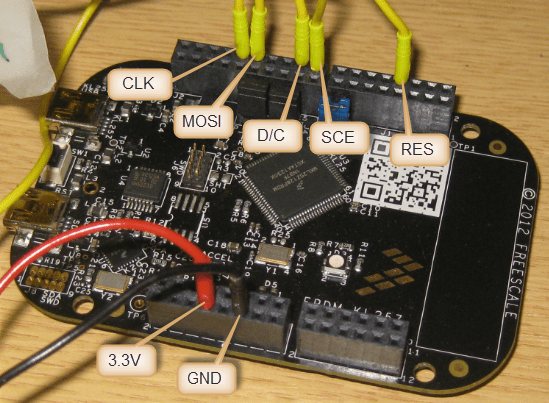 FRDM-KL25Z Board Connections