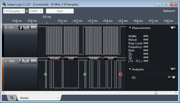 Working I2C Bus Communication