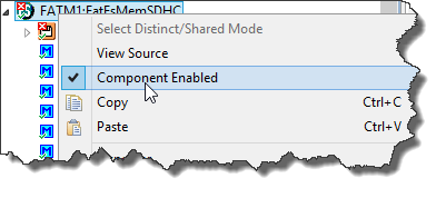 Disabling Component