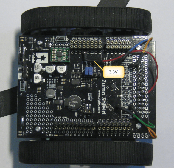 3.3V Power Connection for Reflectance Array