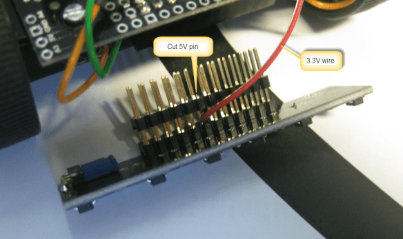 3.3V Sensor Array Connection