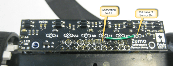 Connection of Sensor D4 to A1