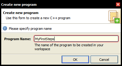 Create new program