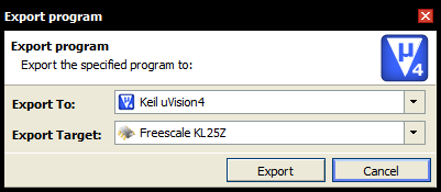 Export Dialog