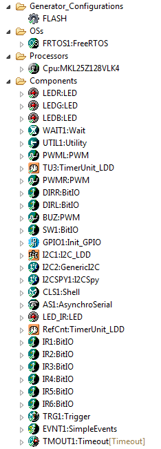 Processor Expert Component for Maze Solving
