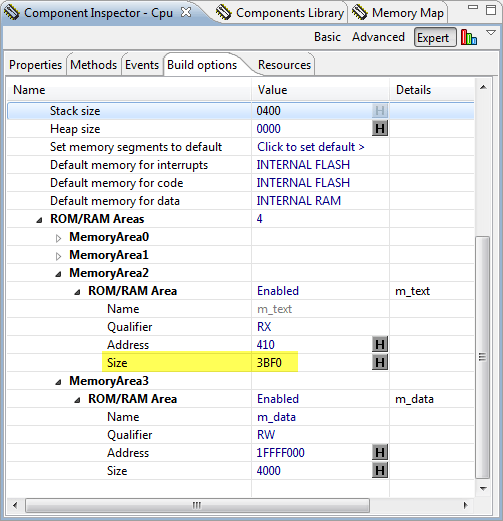 Bootloader FLASH Area