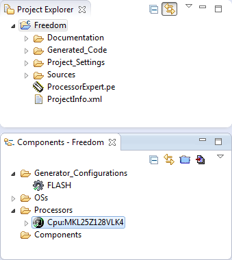 Created Processor Expert Project
