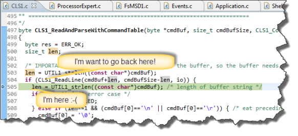 Debugging, and made one step over too far