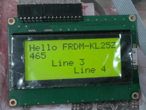 4 Line LCD 4 Line LCD