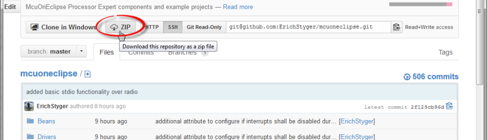 Download as Zip File from GitHub